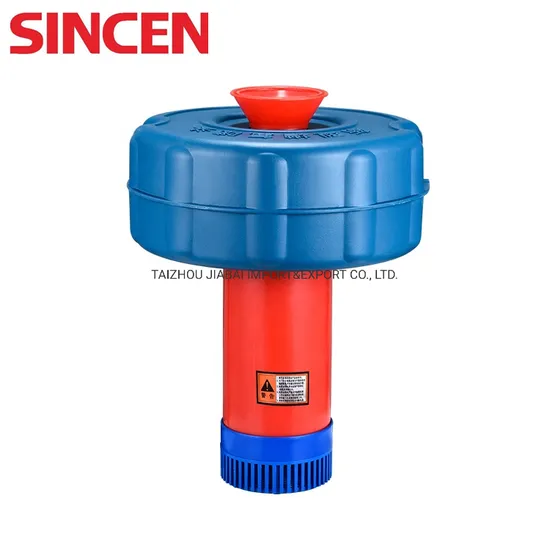 0.75kw Fully Automatic Oxygen Fish Pond Floating Pump Lake Aerator