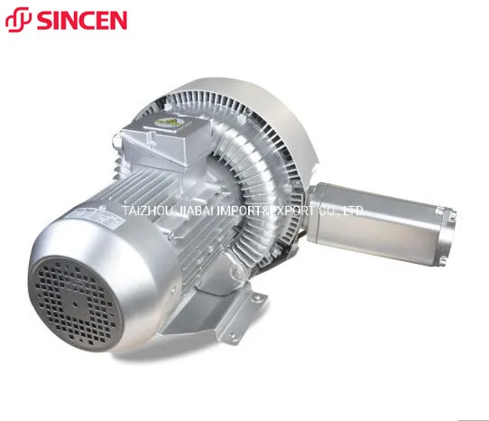 Double Impeller Aluminum Housing Three Phase 4kw 5.5HP Air Ring Blower