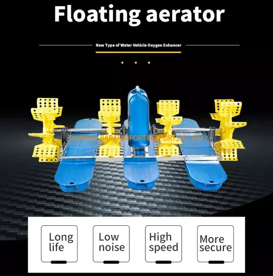 High Quality HDPE Material Boat Pond Impeller Aerator