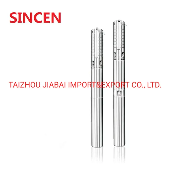 Sincen 4spm3/9 CE Approved Stainless Steel Deep Well Submersible Pump