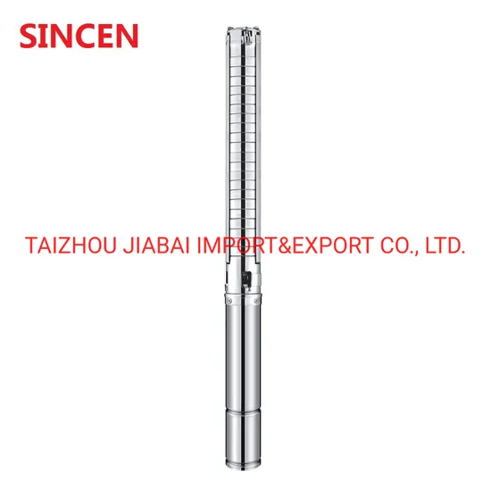 High-Efficient Stainless Steel 4spm3/6 Submersible Deep Bore Well Water Pump