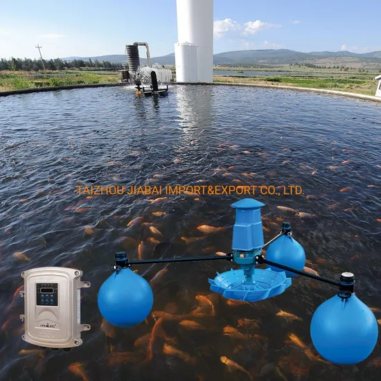 2.2kw AC/DC Controller Solar Floating Ball Impeller Aerator