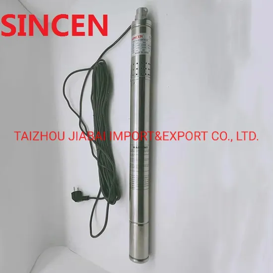Sincen 2qgd1-50-0.37 Small Stainless Steel Deep Well Screw Pump