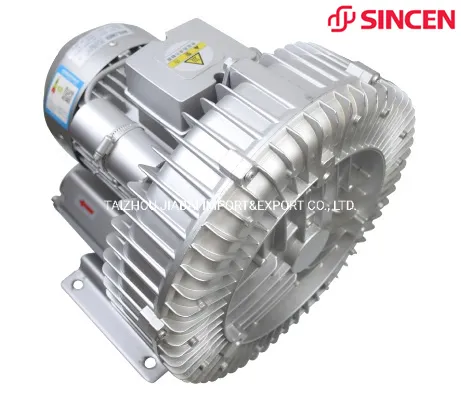 Fish Farming Aerator Flour Suction Pneumatic System Vortex Pump 5.5kw Air Blower
