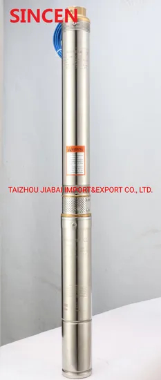 4SD4/55 Stainless Steel Shaft Deep Well Submersible Pump