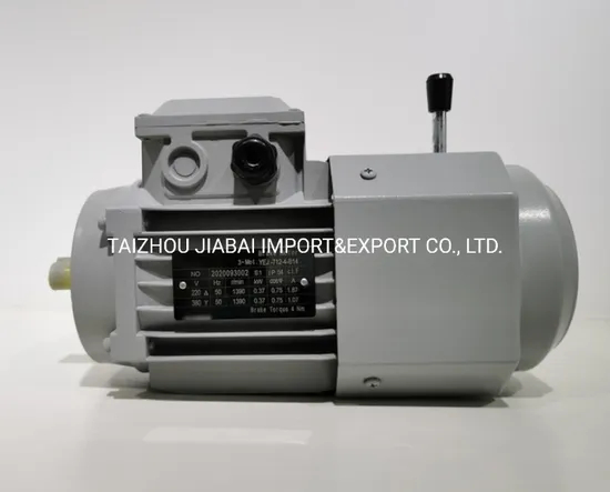Aluminum-Housing Braking Motor Yej Series Metalworking Lathes AC Electrical Motor