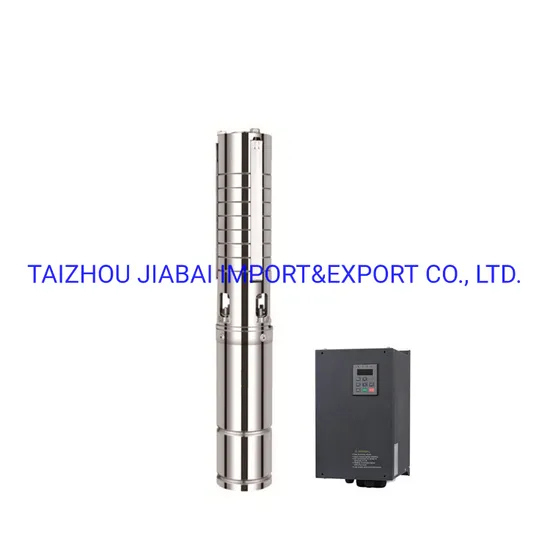 Large Flow High Efficiency Controller 2.2kw 2inch Outlet AC/DC Deep Well Solar Pump