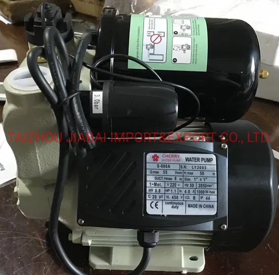 S300A Auto Centrifugal Water Pump Electric Self Priming Pumps