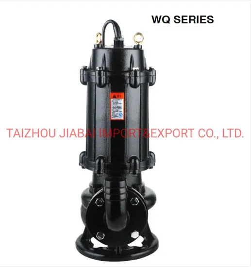 Sewage Submersible Water Pump for Municipal Works, Buildings, Industrial Sewage