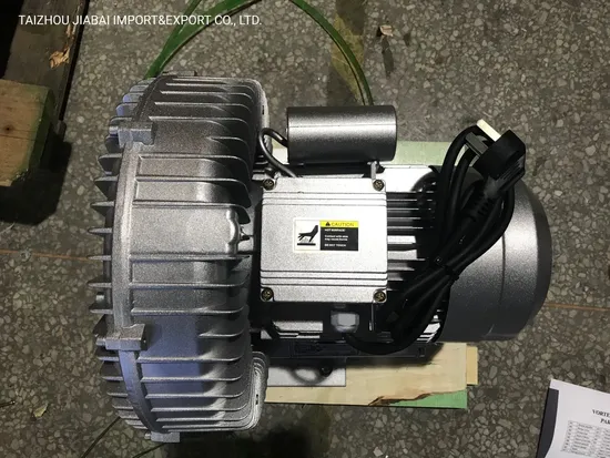 CE Approved High Pressure 2HP 1.5kw 220V Side Channel Air Blower