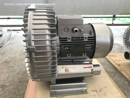 High Pressure CE Approved 4HP 3kw Air Single Stage Vacuum Ring Blower