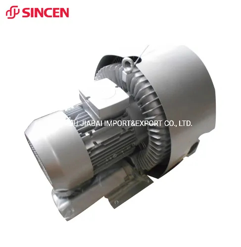 High Capacity High Pressure 1.3kw Side Channel Double Stage Air Blower