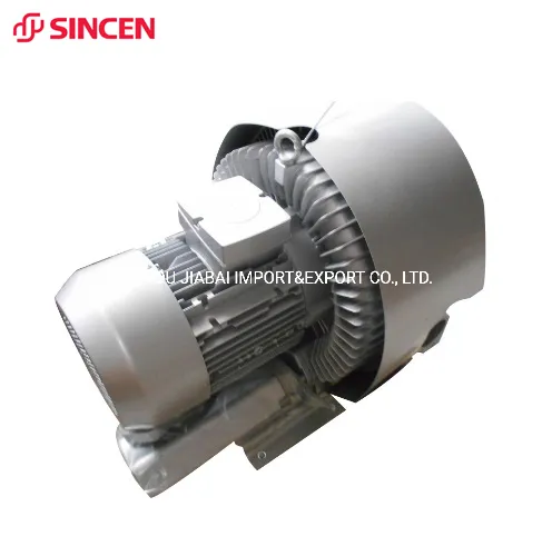 High Capacity High Pressure 1.3kw Side Channel Double Stage Air Blower