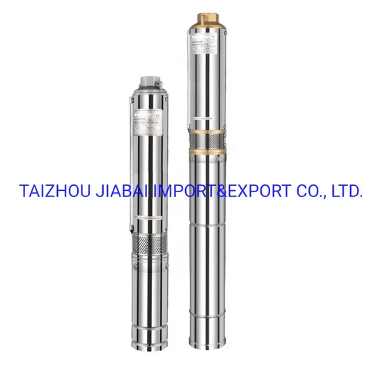 Plastic Impeller 750W Deep Well Submersible Stainless Steel Solar Pump