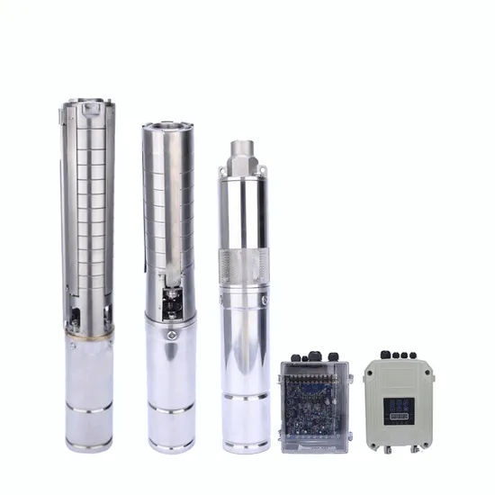 2inch Outlet 13m3/H Large Flow 110m Head DC&amp;AC Deep Well Solar Submersible Pump