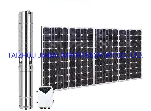 4 Inches Centrifugal Reliable Brushless AC&amp;DC Submersible Deep Well Solar Water Pump