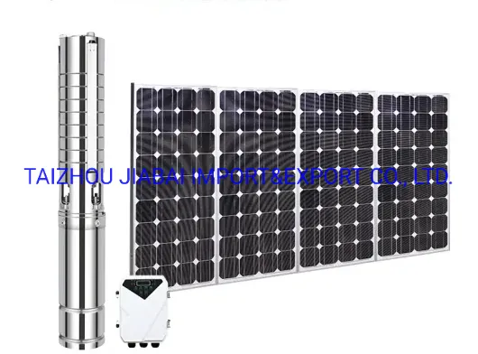 4 Inches Centrifugal Reliable Brushless AC&amp;DC Submersible Deep Well Solar Water Pump