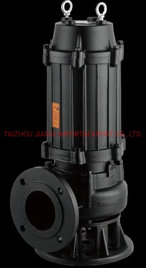 Wq Sewage Submersible Water Pump Qw Submersible Vertical Sewage Pump
