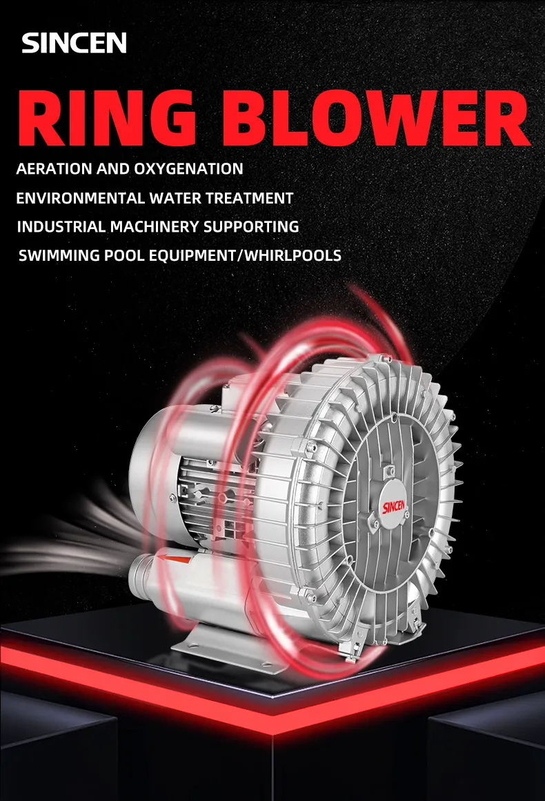 High Pressure Vacuum Pump Side Channel Ring Blower for Aquaculture
