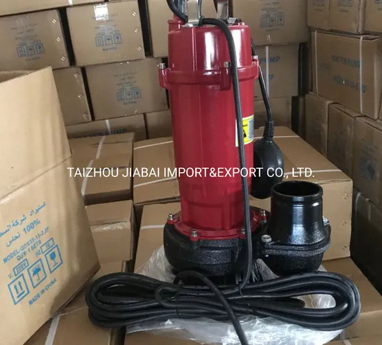 0.75HP 2 Inch Cast Iron Electric Submersible Water Pump
