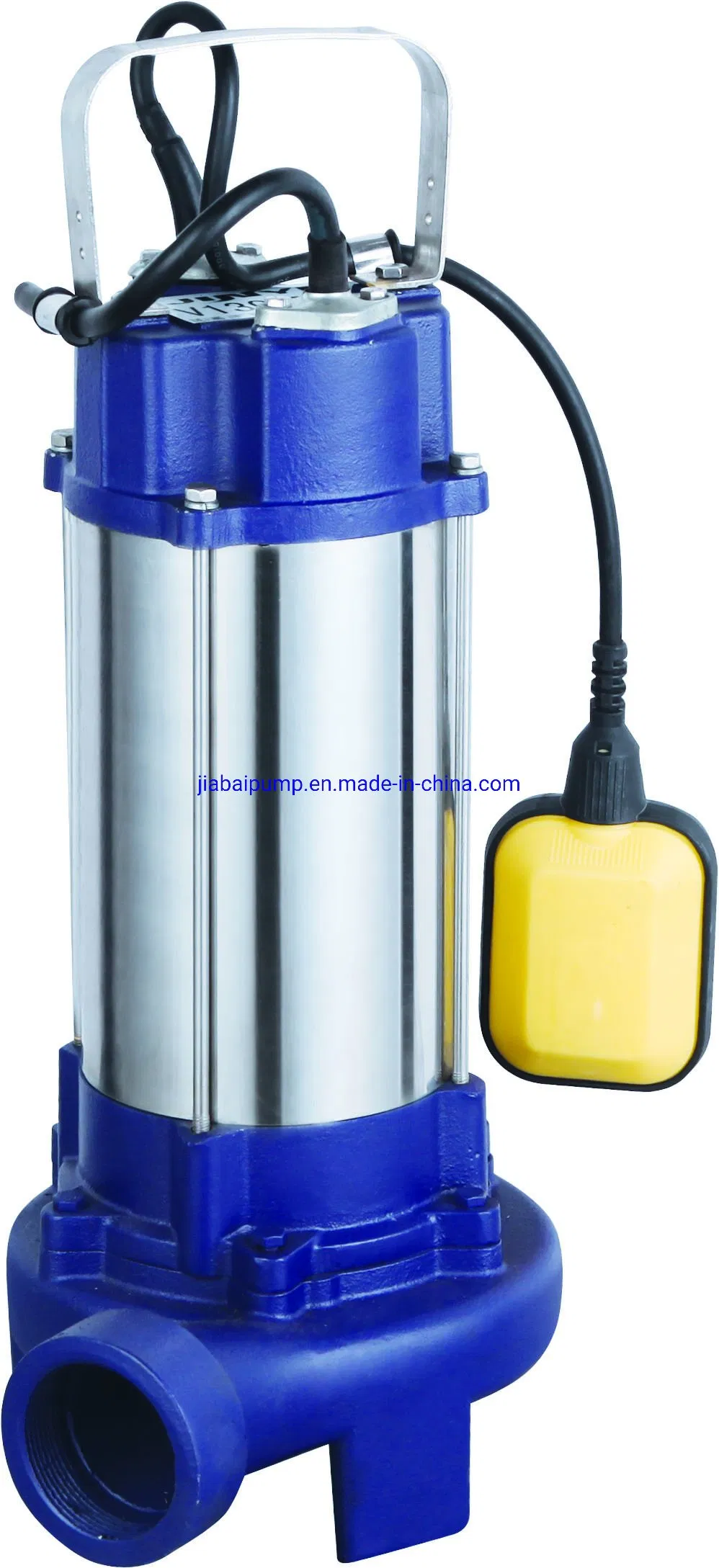V2200f 3 Inch 3 HP S. S. Submersible Sewage Pump with Float