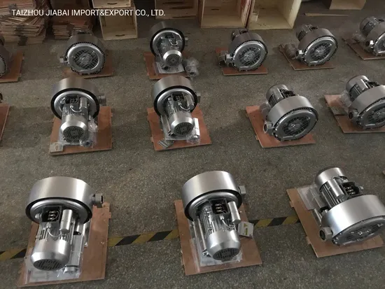 Melt-Blown Fabric Double Impeller 2.2kw/3HP Side Channel Ring Regenerative Turbo Ring Blower