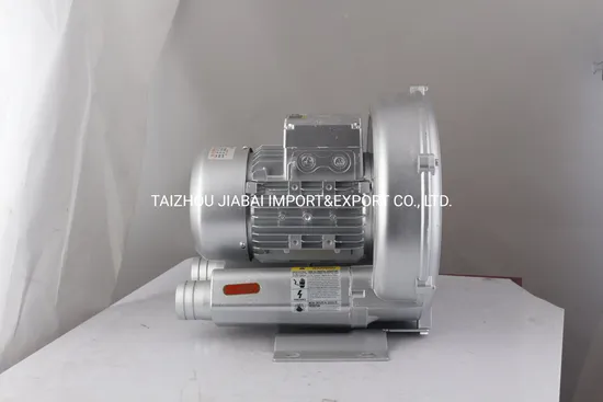 0.25kw 1/3HP CE Approved High Pressure Vortex Pneumatic Conveying Systems Ring Blower