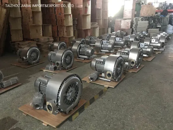 CE Approved 3kw Double Stage High Pressure Vacuum Regenerative Air Ring Blower