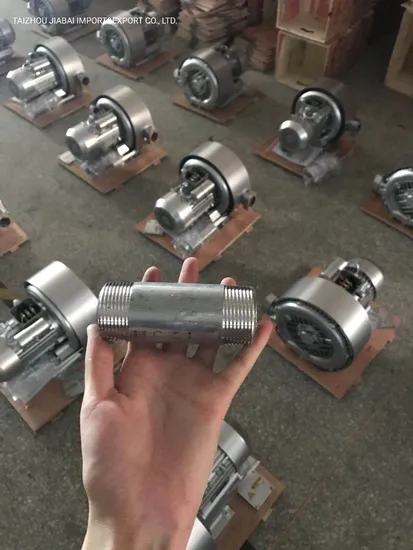 CE Approved 3kw Double Stage High Pressure Vacuum Regenerative Air Ring Blower