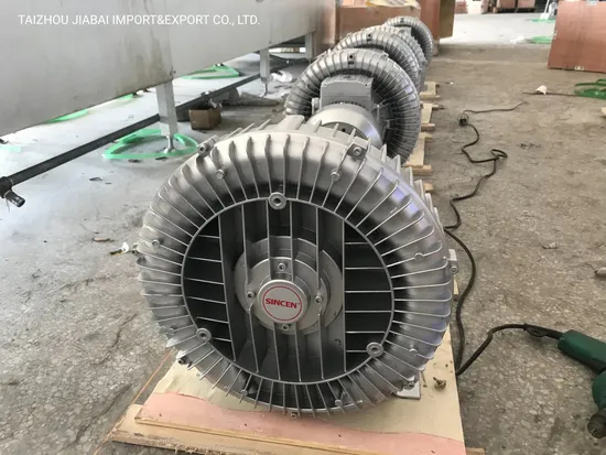 High Pressure CE Approved 4HP 3kw Air Single Stage Vacuum Ring Blower