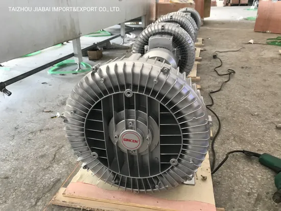 High Pressure CE Approved 4HP 3kw Air Single Stage Vacuum Ring Blower