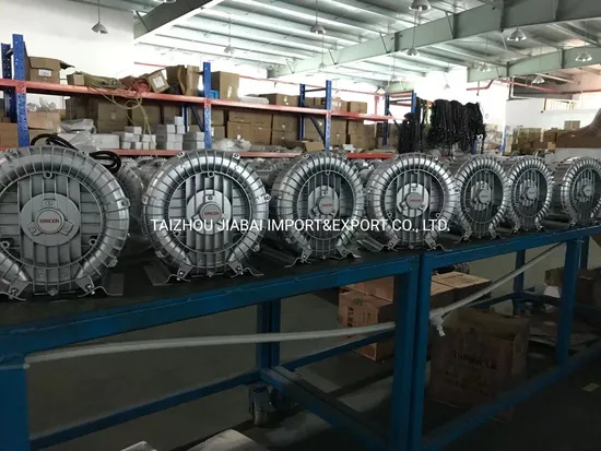 Fish Farming 0.55kw/0.75hpsingle Stage Air Regenerative Ring Blowers