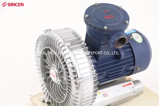 Pneumatic Regenerative Explosion Protection 750W Air Blower