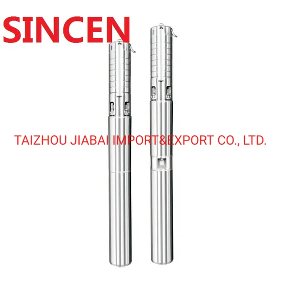 Sincen 4spm3/9 CE Approved Stainless Steel Deep Well Submersible Pump