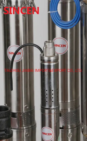 Oil Filled Oil Cooling Motor 4qgyd1.2-50-0.37 Screw Deep Well Pumps (CE)