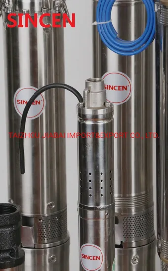 Oil Filled Oil Cooling Motor 4qgyd1.2-50-0.37 Screw Deep Well Pumps (CE)