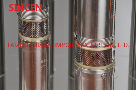 Sincen 4sdm10/12 Brass Outlet Copper Wire Deep Well Submersible Water Pump 2.2kw