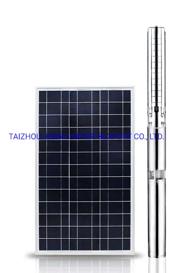 80m 110V-1100W Head Deep Well Solar Irrigation System Submersible Solar Pump