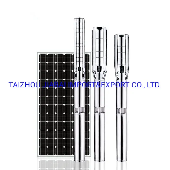 AC/DC Compatible 2.2kw 34m S/S Impeller Irrigation Deep Well Submersible Solar Pump