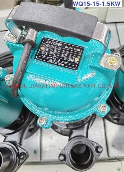 China Wqd Series Sewage Pump, Submersible Pump, Drainage Pump, Water Pump