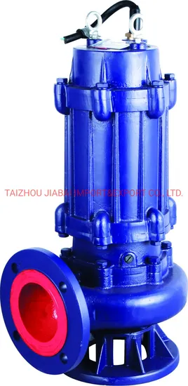 Wq Sewage Submersible Water Pump Qw Submersible Vertical Sewage Pump