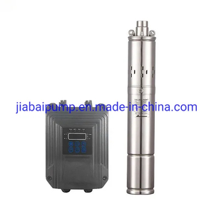 CE Approved 210W 77m Head 1.2m3/H Flow Deep Well Screw Solar Pump
