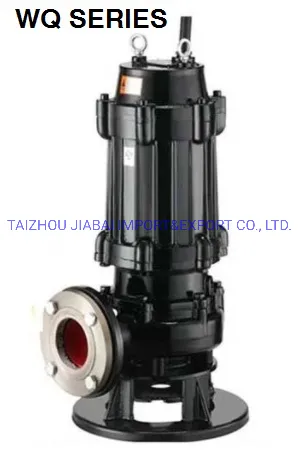 Vertical Cooper Wire Non-Clogging Centrifugal Fecal Cutter Submersible Sewage Water Pump