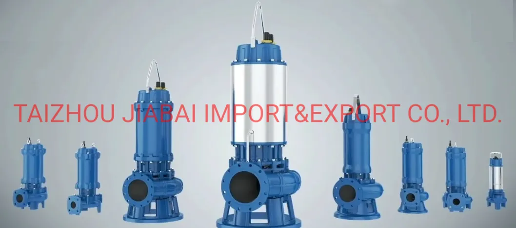 Big Flow High Capacity Submersible Pump Dirty Water Pump Sewage Water Pump for Municipal Works Industrial Buildings Transport Rainwater