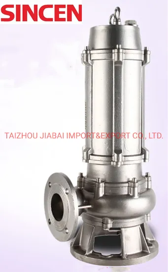 Industrial Submersible Wastewater Pumps Submersible Pump for Sewage Application