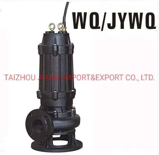 Vertical Cooper Wire Non-Clogging Centrifugal Fecal Cutter Submersible Sewage Water Pump