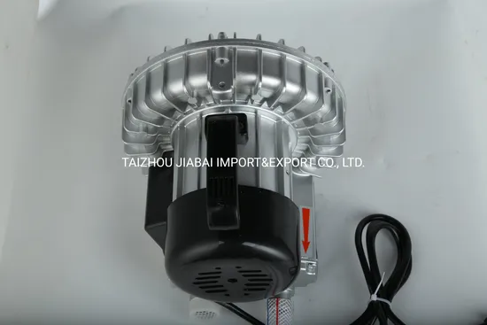 CE Approved High Pressure 0.12kw/0.16HP Side Channel Timber Industry Air Blower